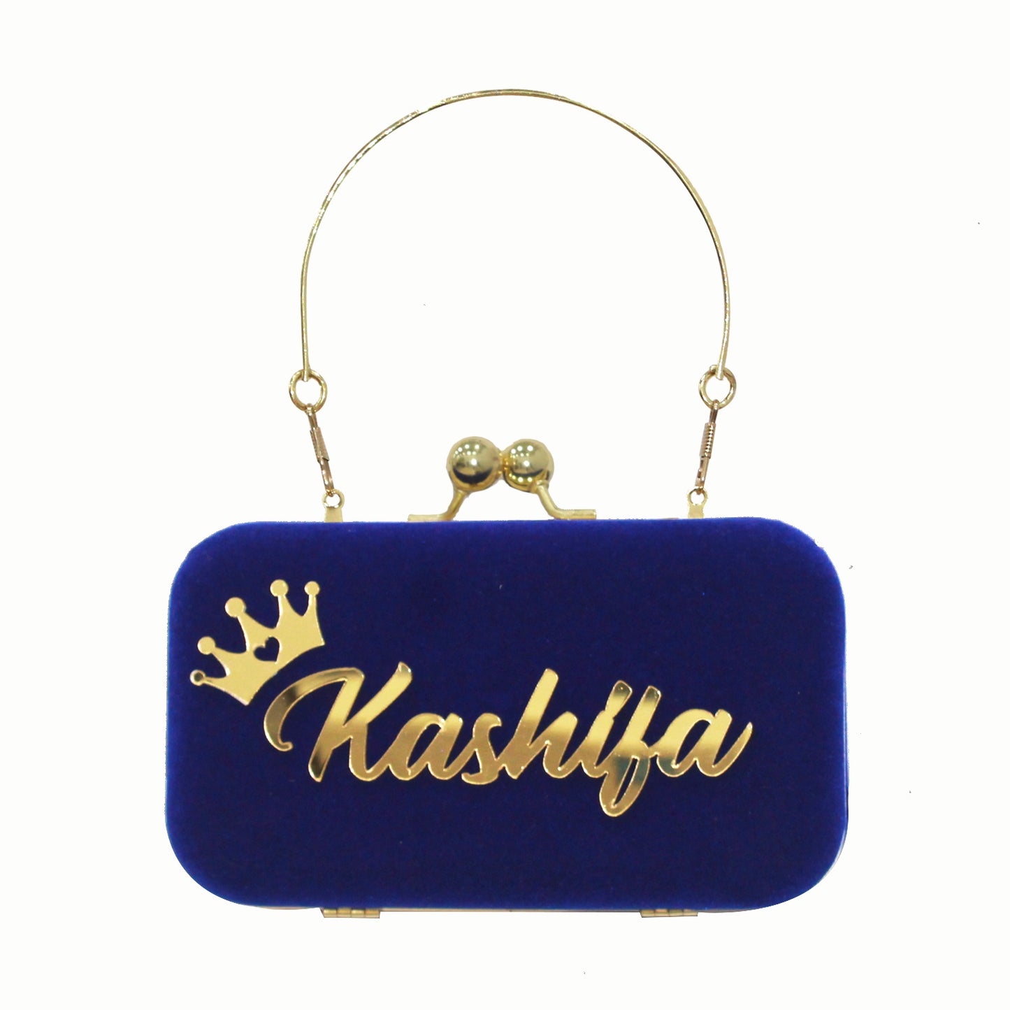 MaFs Portrait Caricature Personalised customized BLUE Clutch Bag