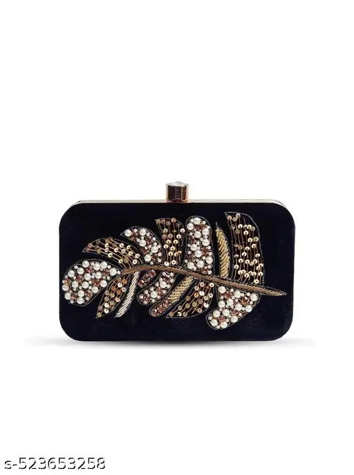 MaFs Embroiered Party Wear Clutches for Girl's