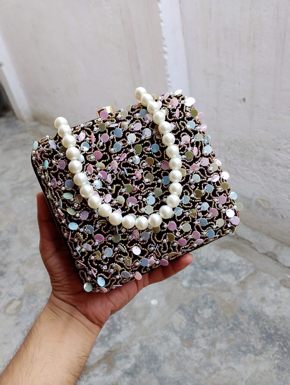 MaFs Stylish & unique Beautifull Embroidery Clutch