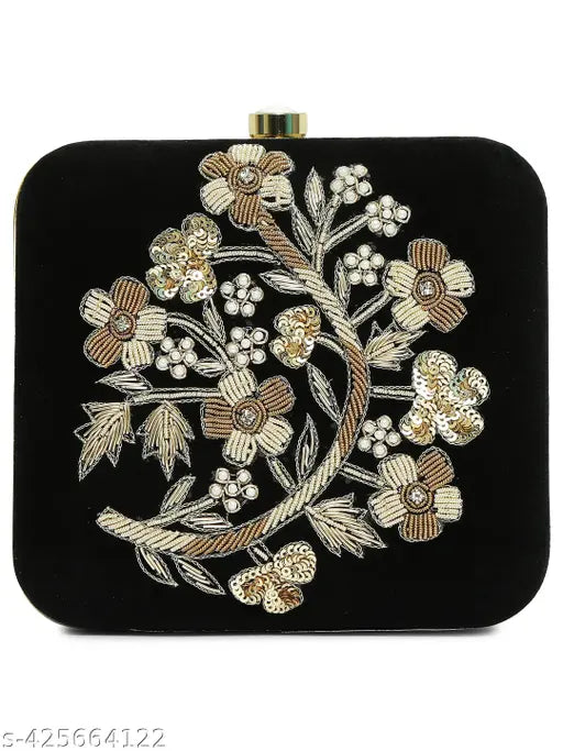 MaFs Trendy Bride Women's Velvet Clutch