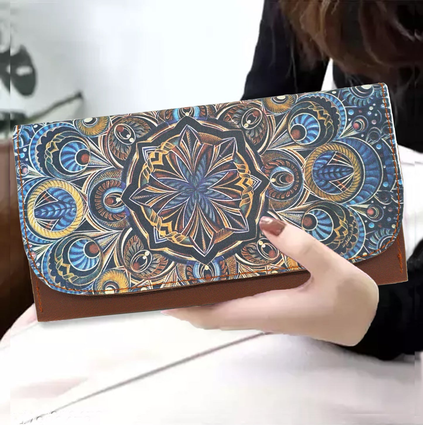 MaFs Printed wallet For women