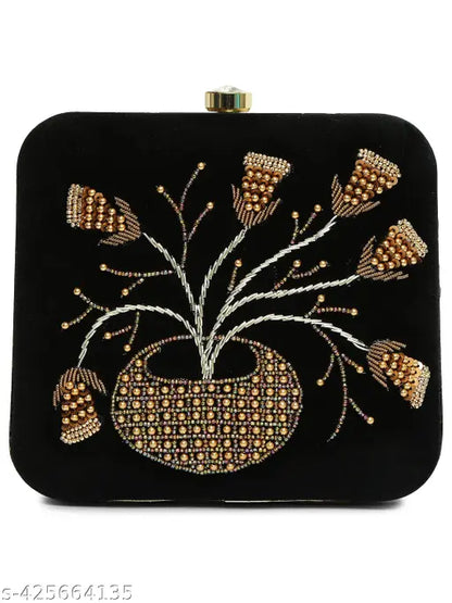 MaFs Embridered Women Clutch
