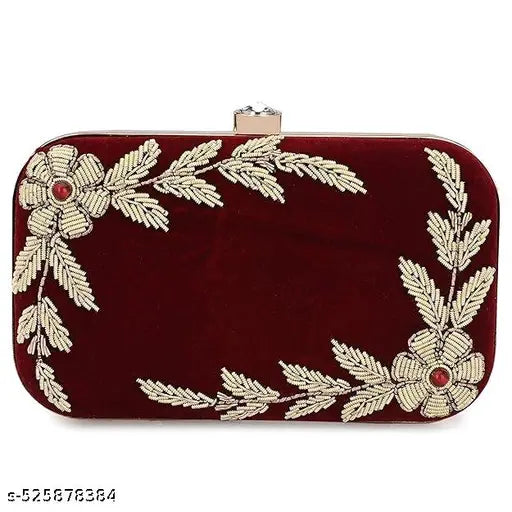 MaFs Embroidered Clutches For Women
