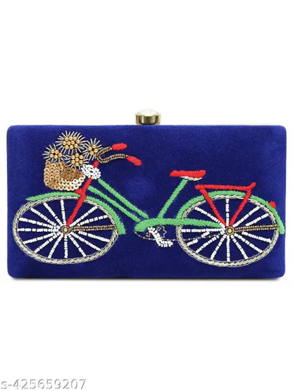 MaFs Hand Embroidery Clutch.