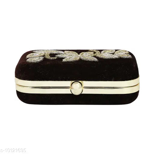 MaFs Women's Sequence Box Clutch for Wedding and Parties.