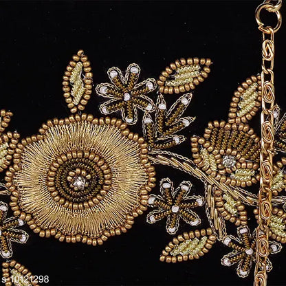MaFs Trendy Embroidered Women/Girls Clutche