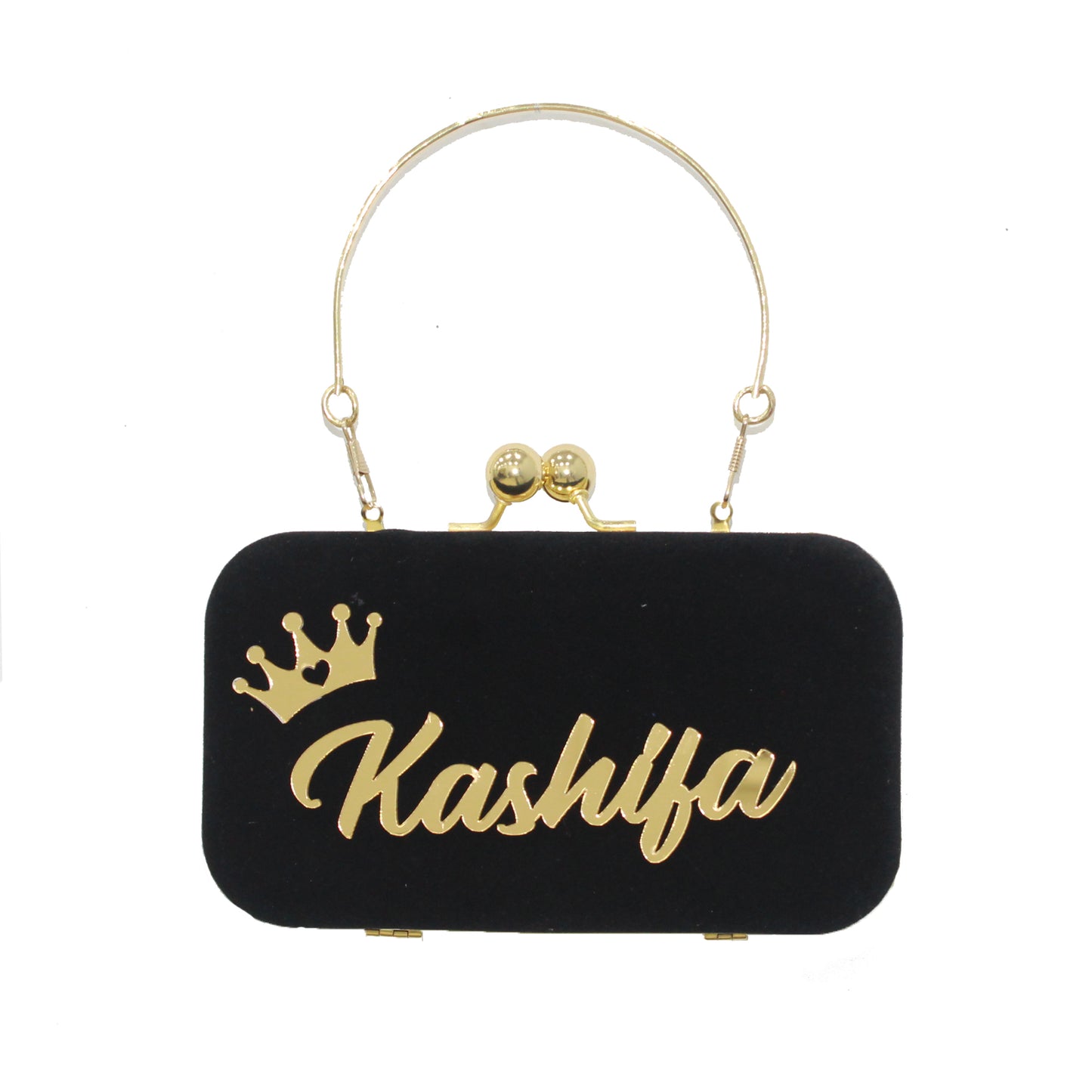 MaFs Portrait Caricature Personalised customized BLACK Clutch Bag