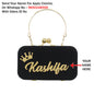 MaFs Portrait Caricature Personalised customized BLACK Clutch Bag