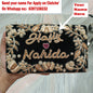 MaFs Embroidery Customized Name Clutch For Women & Girl's