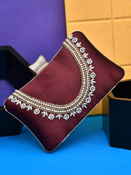 MaFs Stylish Embroidered Clutches