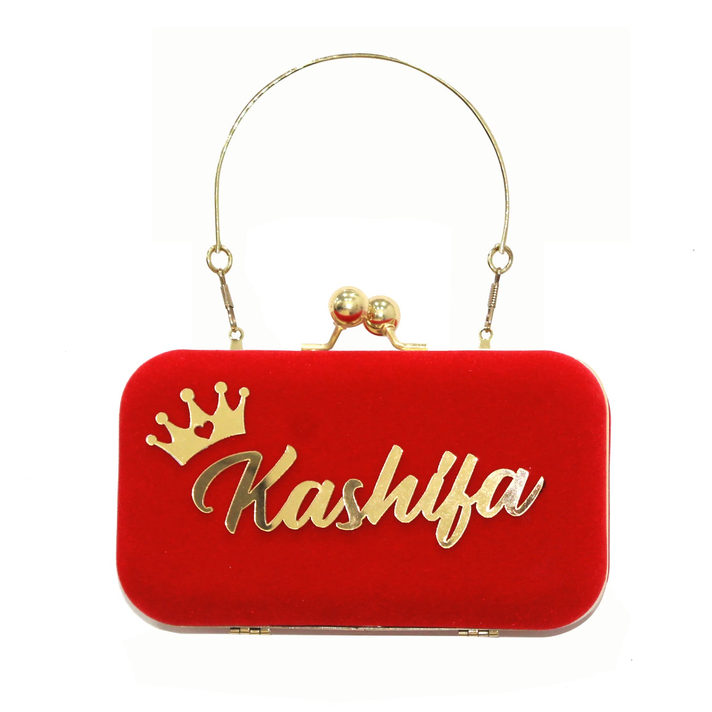 MaFs Portrait Caricature Personalised customized RED Clutch Bag