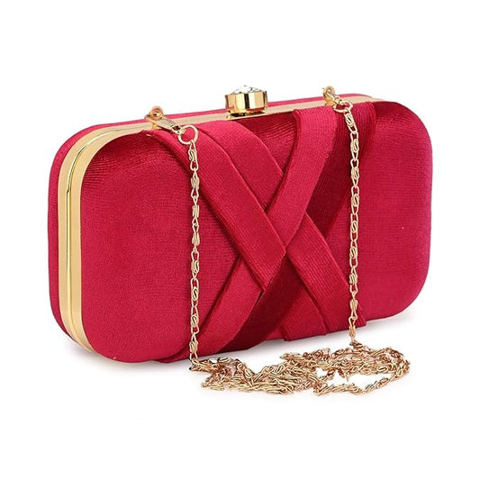 MaFs  Woman's Velvet Hand Clutch