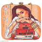 MaFs Printed Box Clutch for Women, Girls
