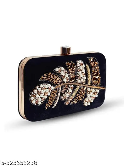 MaFs Embroiered Party Wear Clutches for Girl's