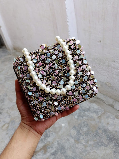 MaFs Stylish & unique Beautifull Embroidery Clutch