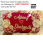 MaFs Customize Embroidery Name Clutch