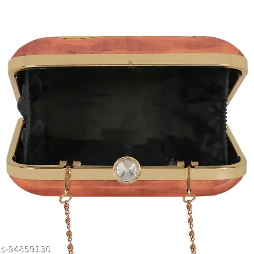 MaFs Printed Box Clutch For Women/Girls