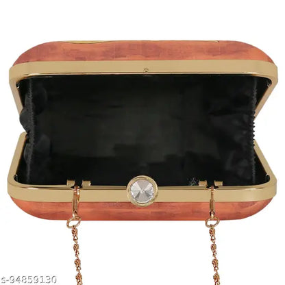 MaFs Printed Box Clutch For Women/Girls