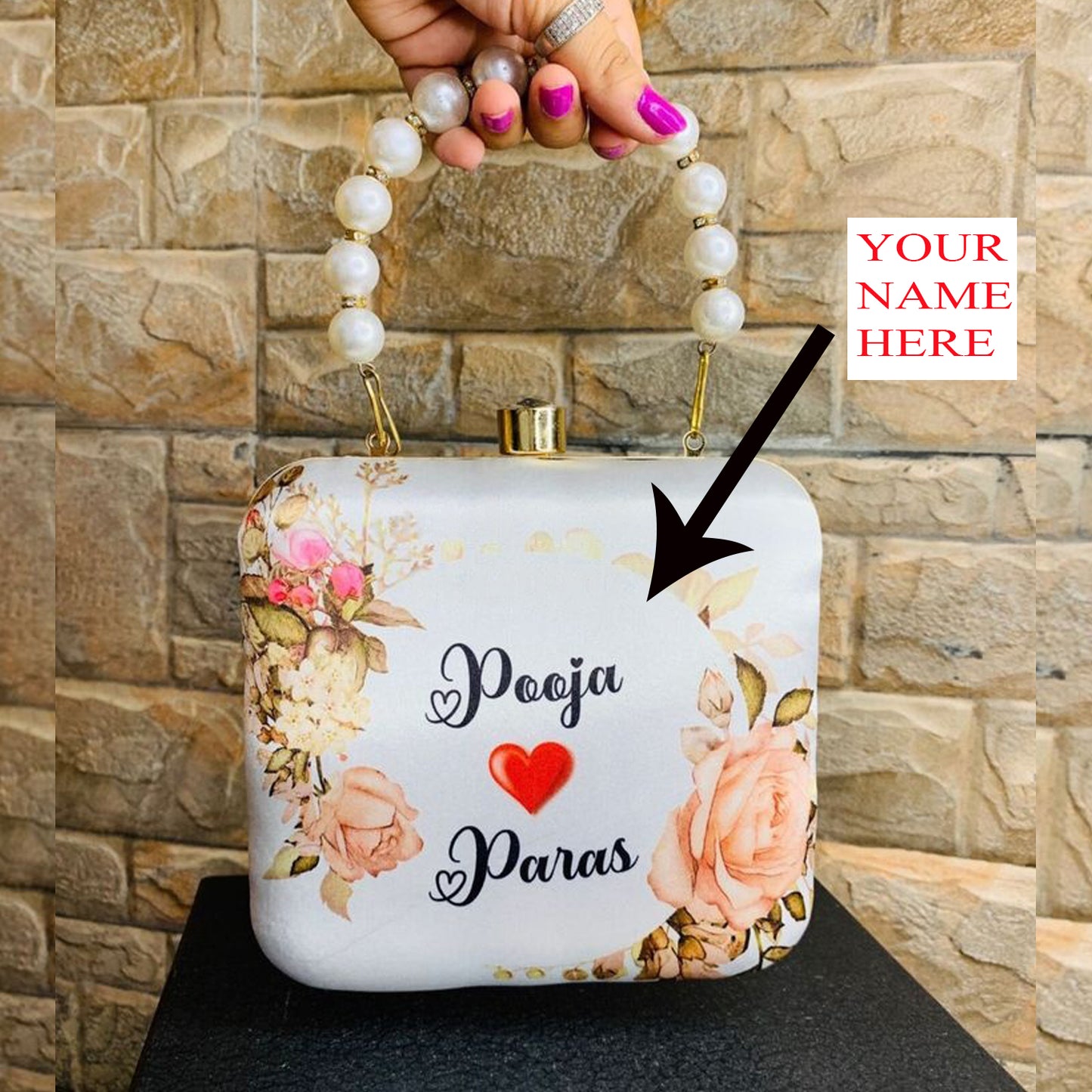 MaFs Portrait Caricature Personalised customized Clutch Bag