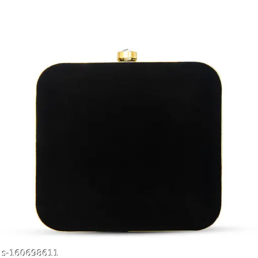 MaFs Embroidered Box Clutche Bag