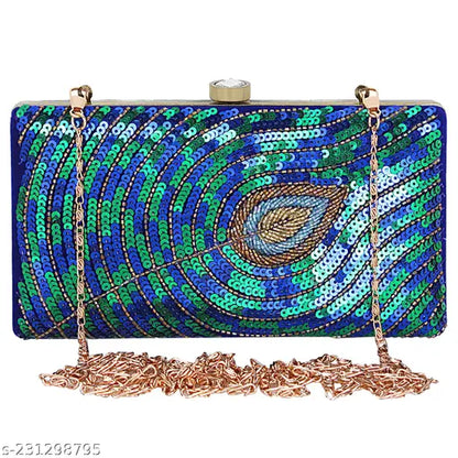 MaFs Hand Embroidery Clutches For Women