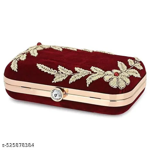 MaFs Embroidered Clutches For Women