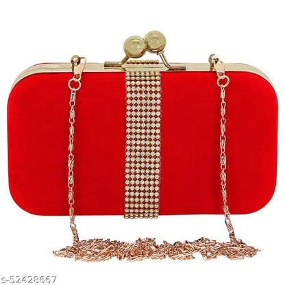 MaFs Velvet Clutche For Women
