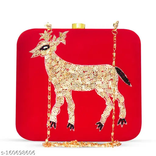 MaFs Trendy Embroidery party Wear sling bag