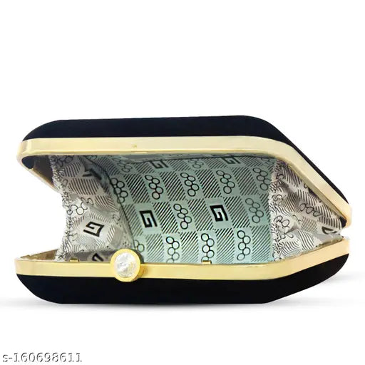 MaFs Embroidered Box Clutche Bag