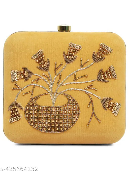 MaFs Embridered Women Clutch
