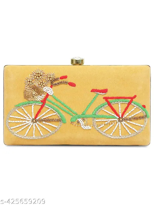 MaFs Hand Embroidery Clutch.