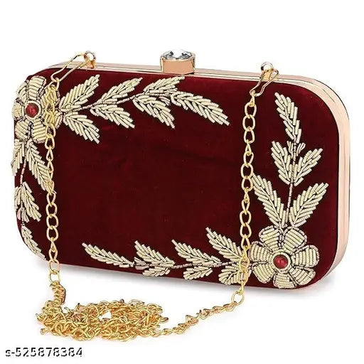 MaFs Embroidered Clutches For Women