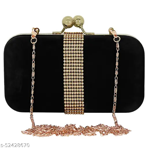 MaFs Velvet Clutche For Women