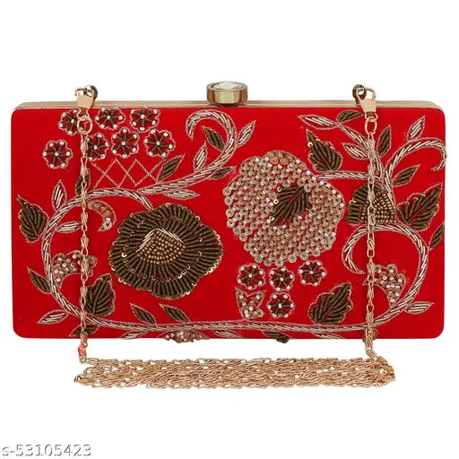 MaFs Fancy Handcrafted Embroidered Women clutches