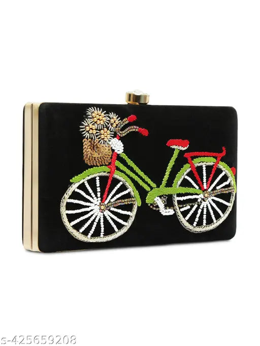 MaFs Hand Embroidery Clutch.