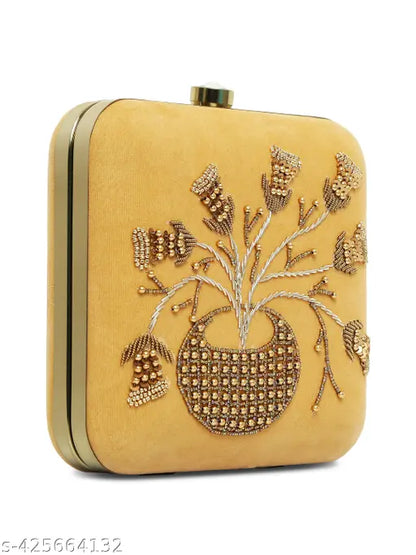 MaFs Embridered Women Clutch